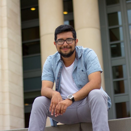 Mauricio Lopez looking content